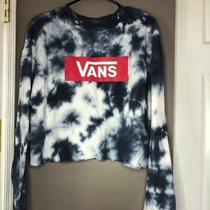 Tie Dye Van Crop Top Crewneck